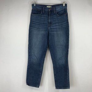 MADEWELL - WOMEN'S SIZE 28 - BLUE DENIM THE MOM JEANS